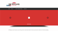 Desktop Screenshot of dmwallacehomes.com