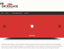 Tablet Screenshot of dmwallacehomes.com